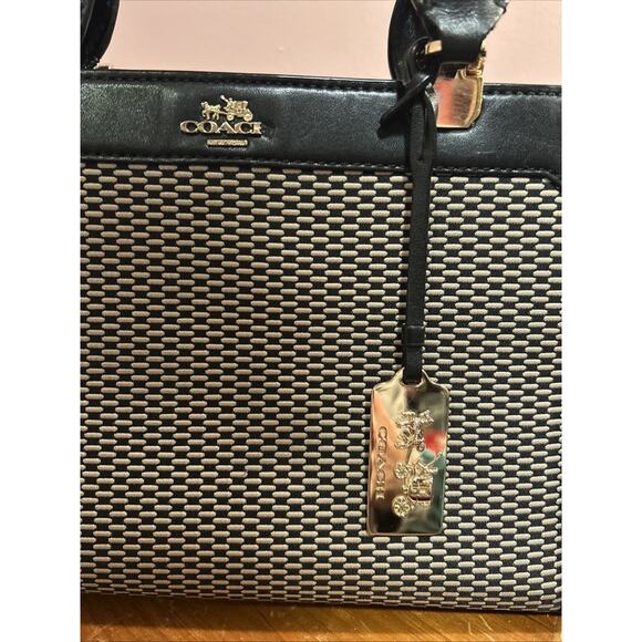 RARE Coach Madison Lexington Carryall Mono Purse Bag Leather Exploded - Picture 2 of 12